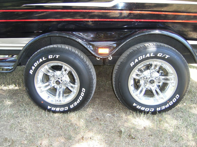 Upgraded Rocca wheels and upgrade Cooper RWL tires.